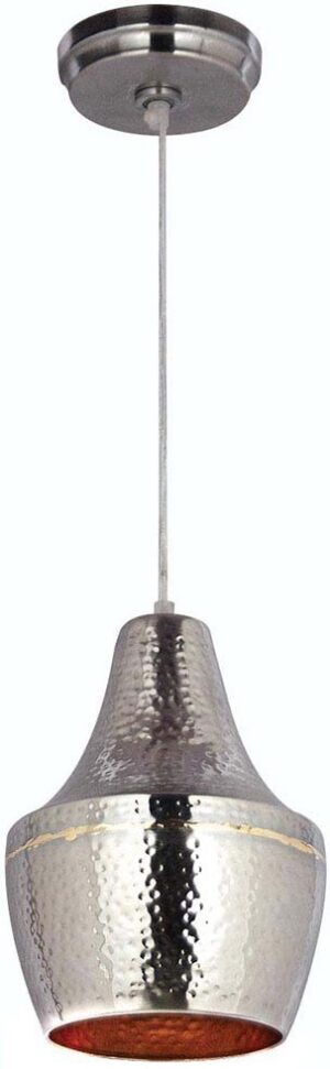 Hammered Nickel Pendant RP 92059