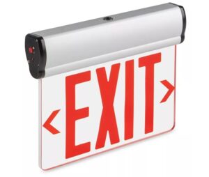 Wall Mount Edge Lit Exit Sign RXT 0913