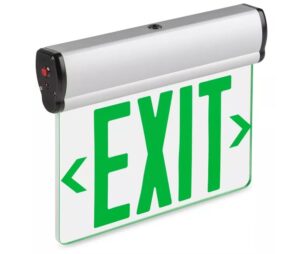 Ceiling Mount Edge Lit Exit Sign RXT 0913