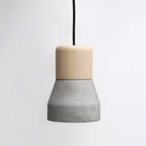 One Light Wood/Cement Pendant RP 1052